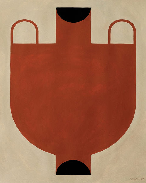 Silhouette of a Vase 06